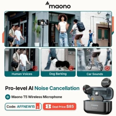 Maono is building for the future, and believes vison drives technology. Maono microphones and audio products are specifically designed for content creation. Especially for the fast-growing upcoming generations who like to podcast and share their moments on the internet.