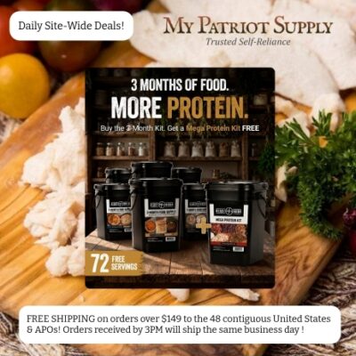 My Patriot Supply was founded by people with a drive for self-reliant and food independence. They not only understand the drive to practice emergency preparedness, they're active partners in the survivalist lifestyle. They believe true freedom comes from making a certain level of self-reliance.