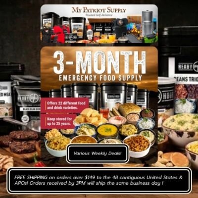 My Patriot Supply was founded by people with a drive for self-reliant and food independence. They not only understand the drive to practice emergency preparedness, they're active partners in the survivalist lifestyle. They believe true freedom comes from making a certain level of self-reliance.