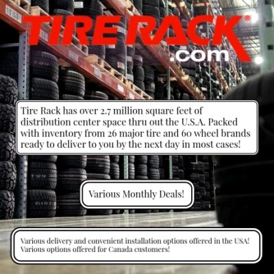 Tire Rack offers the best tires, expert advice, and buy now, pay later or 0% interest financing options. Free shipping to over 10,000 installers and free 2-year road hazard protection coverage that helps you put your rubber on the road. They also feature auto parts and accessory deals throughout the site.