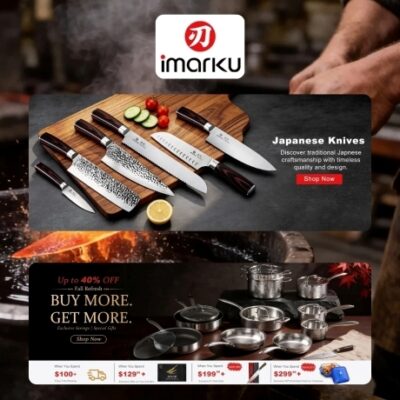 Imarku follows 108 traditional forging steps, each performed with precision. Selected premium Tamahagane steel, hand-folded and hammer-forged 15 times, increasing the steel layers to 32,768. The grain flows across the blade with flawless elevated strength and flexibility. Making a pattern that's one of a kind.