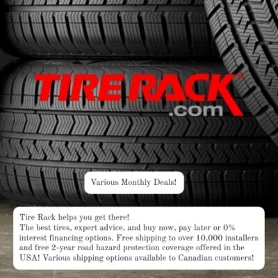 Tire Rack offers the best tires, expert advice, and buy now, pay later or 0% interest financing options. Free shipping to over 10,000 installers and free 2-year road hazard protection coverage that helps you put your rubber on the road. They also feature auto parts and accessory deals throughout the site.