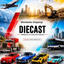 DieCast Models Wholesale is family-owned and operated, we've had the experience of selling die-cast models online for more than 18 years. They're one of the top leaders in the industry and direct distributor of die-cast models in the USA, with over 10,000 different items in stock.