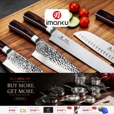 Imarku follows 108 traditional forging steps, each performed with precision. Selected premium Tamahagane steel, hand-folded and hammer-forged 15 times, increasing the steel layers to 32,768. The grain flows across the blade with flawless elevated strength and flexibility. Making a pattern that's one of a kind.