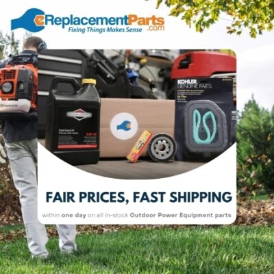 eReplacementParts was born in 2003 from the simple idea that fixing things makes sense. Founded out of a household garage by a couple of passionate fixers, they've since expanded to a nationwide network. Serving the continental U.S.A. With authentic OEM parts for everything you own and brands that you trust.